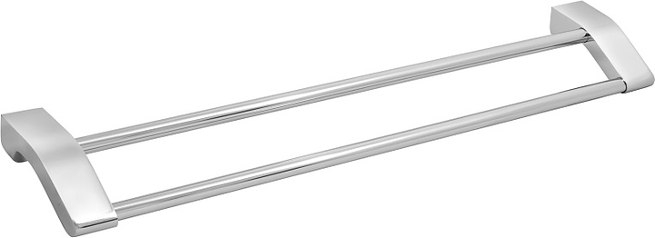 Полотенцедержатель Puff Solinne B-82710 Mirror двойной (силумин) хром