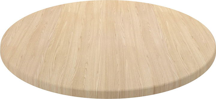 Столешница Sheffilton SHT-TT46 80 (верзалит) круглая белый дуб