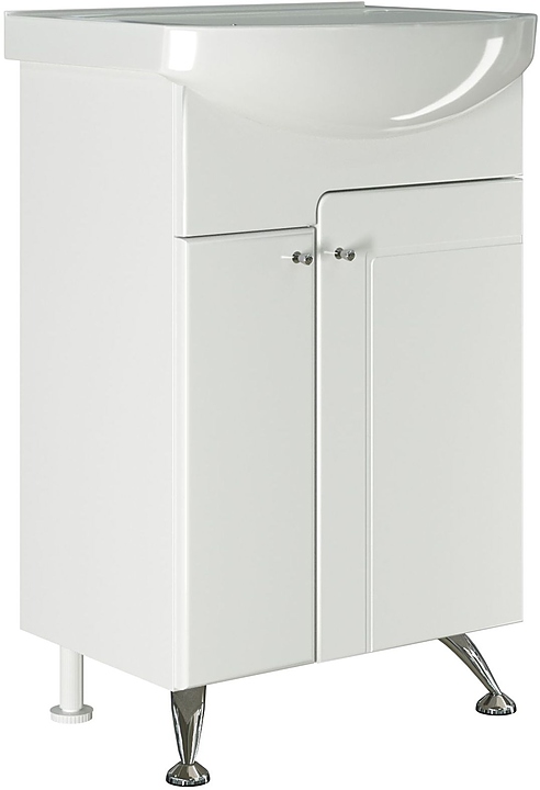 Тумба под раковину Mixline Посейдон-55 белая