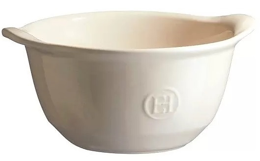 Форма для запекания Emile Henry 77649 d 140 мм h 80 мм керамика, белый