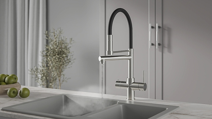 Система мгновенного кипячения воды 4 в 1 ArtisanTech Aquahot Rome, нержавеющая сталь