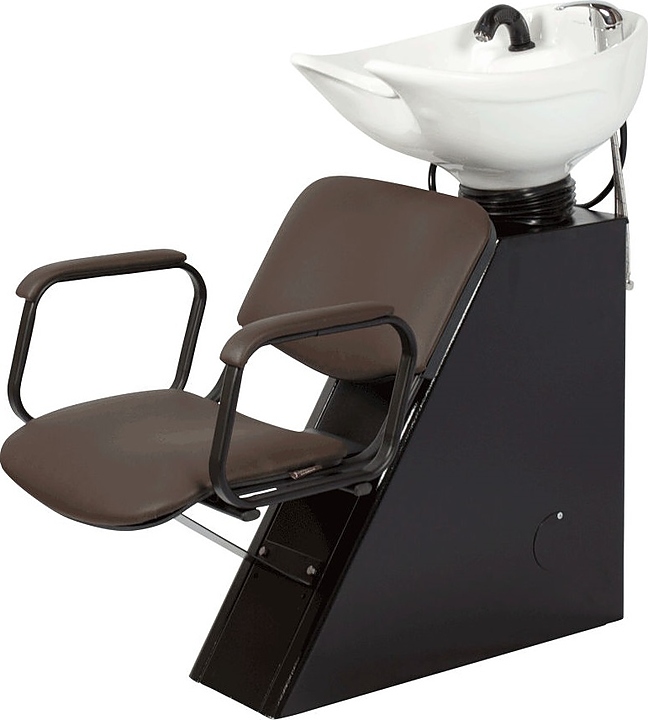 Мойка парикмахерская Имидж Мастер ЕЛЕНА с креслом КОНТАКТ коричневым