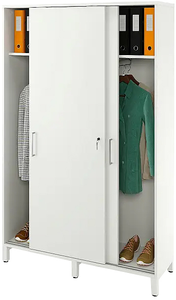 Локер ZAMM 2 штанги МК 414 120х41,4х190 см белый