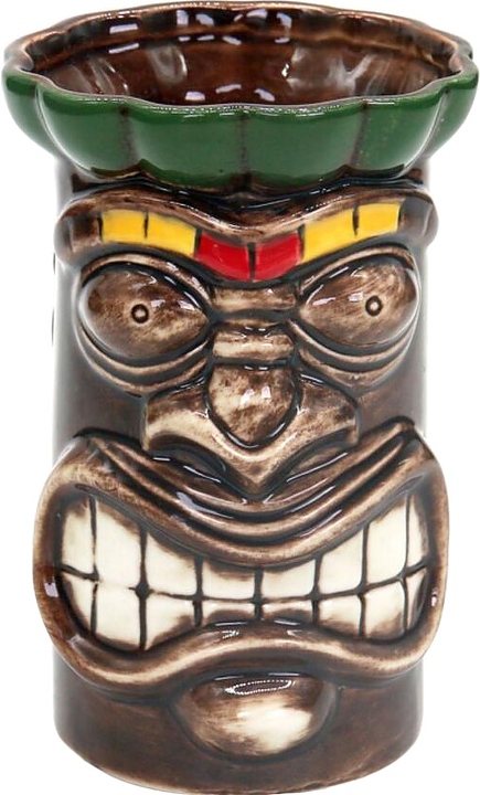 Стакан для коктейлей P.L. Barbossa Tiki TIKI0049 650 мл d=10,5 см h=15,5 см (керамика) коричневый