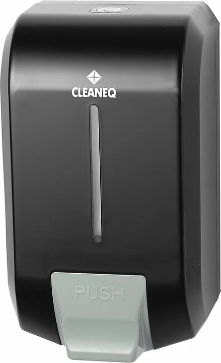 Дозатор жидкого мыла CLEANEQ KW-7226 1,2 л (АБС пластик) черный глянец