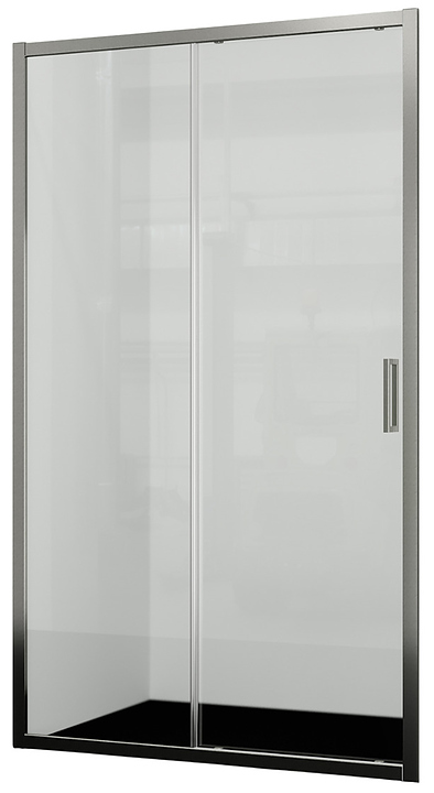 Дверь душевая Wasserkraft Tauber 64S13 1100х2000 мм, никель