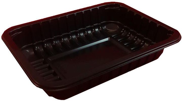 Контейнер под запайку Россия PP 187X137X36, черный