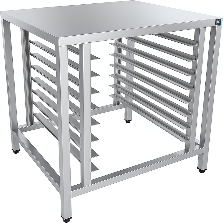 Подставка под пароконвектомат UNOX  XVC РЕКОМ ППК-75/70/78 (2 ряда по 6 уровней направляющих для для гастроемкостей GN 1/1)