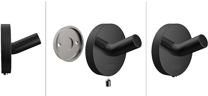 Крючок EMCO Round черный