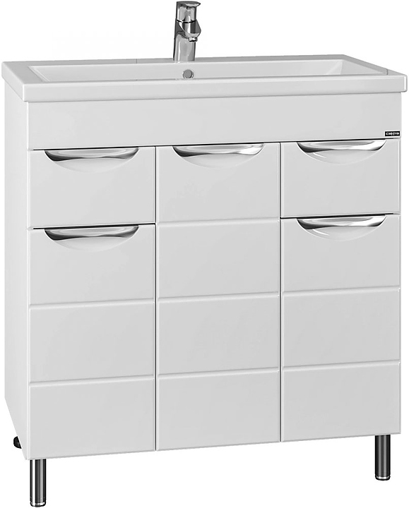 Тумба СаНта Родос 80 напольная, под раковину Фостер 80