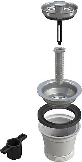 Решетка сливная Bonomini Canestrino 1981LX64B0WZ 7 см