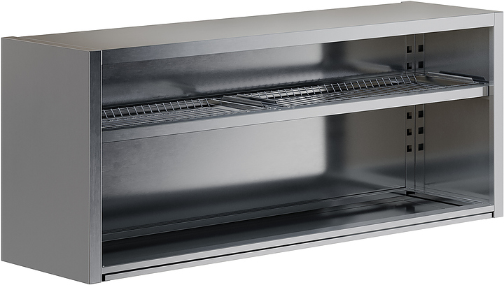 Полка настенная для стаканов Restoinox ПНО-С-9/4