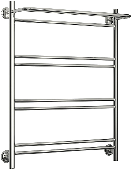 Полотенцесушитель водяной Стилье Версия-Н1 П16 80х60 см, с полкой, без покрытия