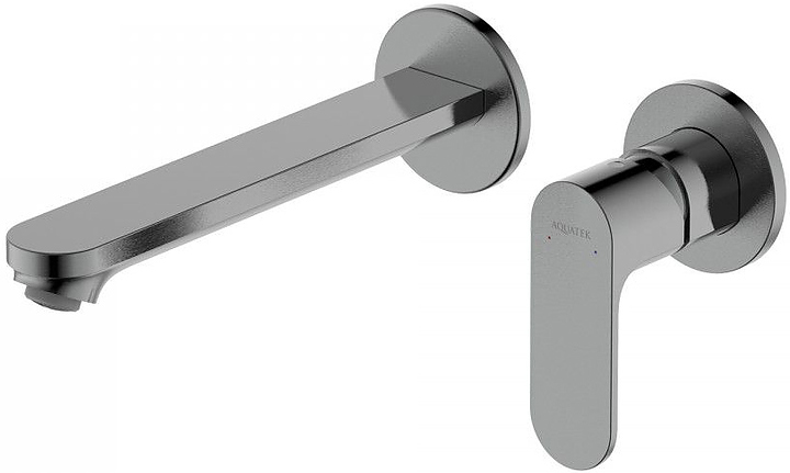 Смеситель для раковины Aquatek Альфа AQ1913BGM оружейная сталь