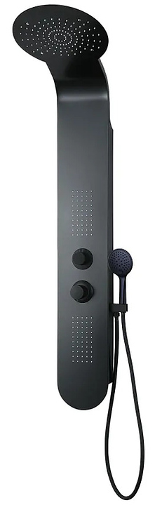 Панель душевая гидромассажная Taliente Amato TA-G-A03Bb без излива, черный