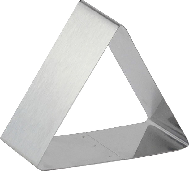 Форма кондитерская Техно-ТТ треугольник 80х80х50 мм нерж. сталь
