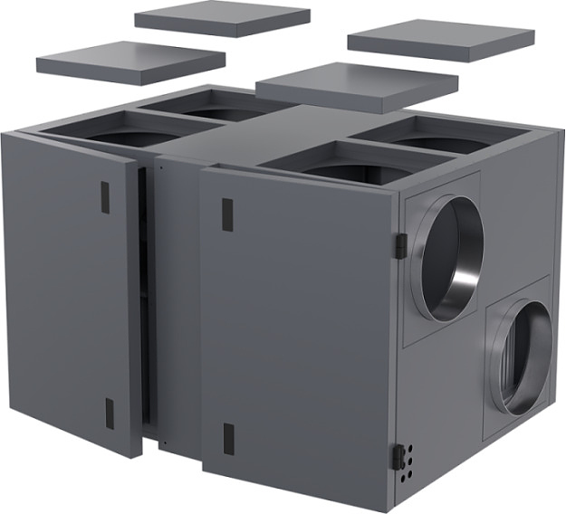 Установка приточно-вытяжная COMPACTAIR ZPVR-N 2000 UWL ЕС