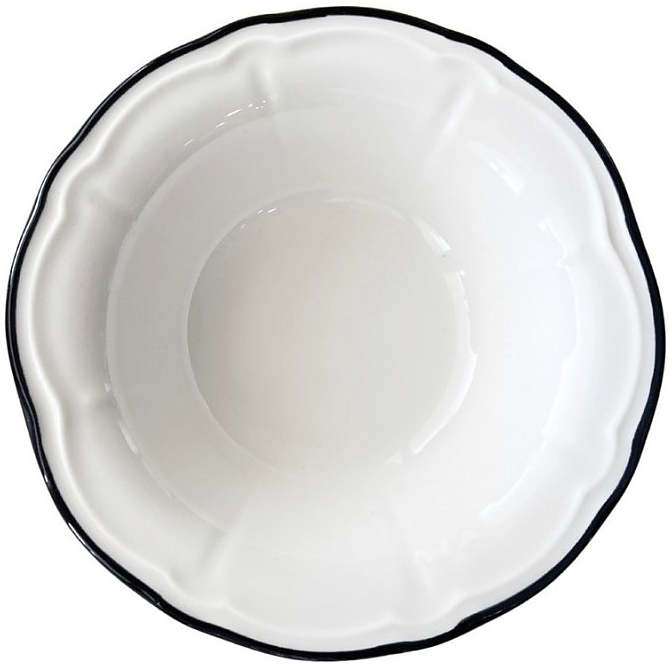 Салатник ID Fine Line Black FLY16KS10RIM 16 см