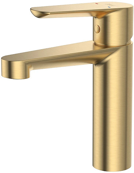 Смеситель для раковины D&K Bayern.München DA1562107 золото матовое
