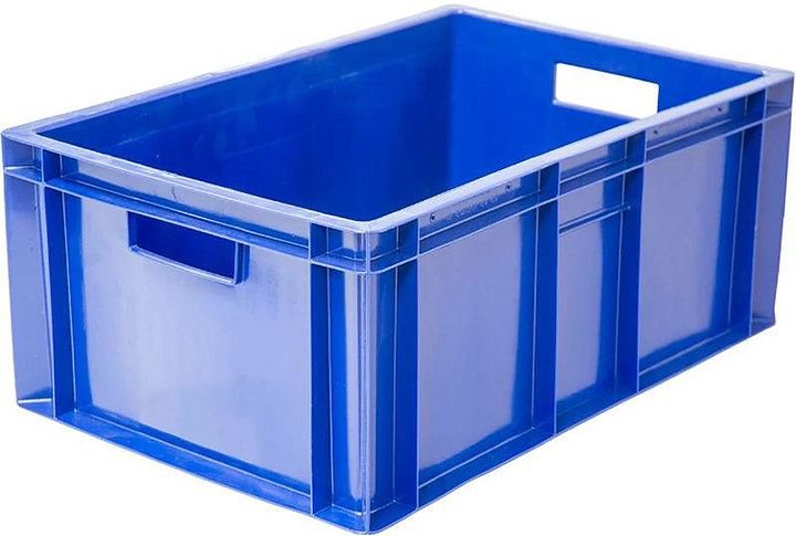 Ящик для мяса ТАРА.РУ 204 МСК 600х400х250 мм синий