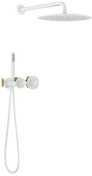 Комплект душевой TIMO Saona SX-2359/16SM белый матовый