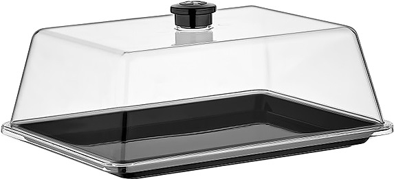 Поднос для подачи Gastroplast GFT-16/B 27х21 см (поликарбонат) черный