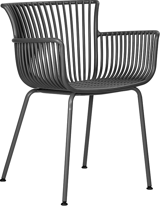 Стул обеденный DOBRIN 778FPP-LMZL-N ROSS (темно-серый) 4 шт.