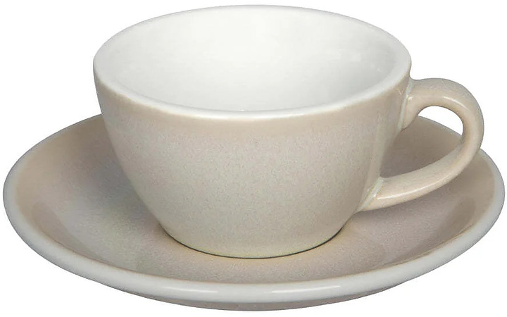 Кофейная пара Loveramics Egg Flat White C088-126BIV/C088-147BIV 150 мл, бежевый (Ivory)