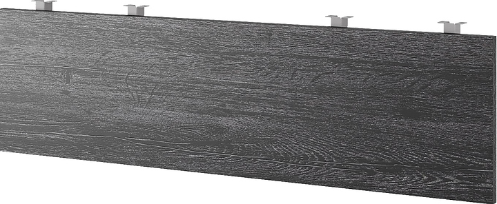 Нижний подвесной экран КОБОР EN-160 aluminum/glazed (ЛДСП)