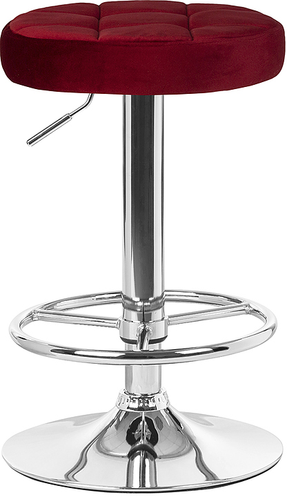 Табурет барный DOBRIN 5008-LM BRUNO (бордовый)