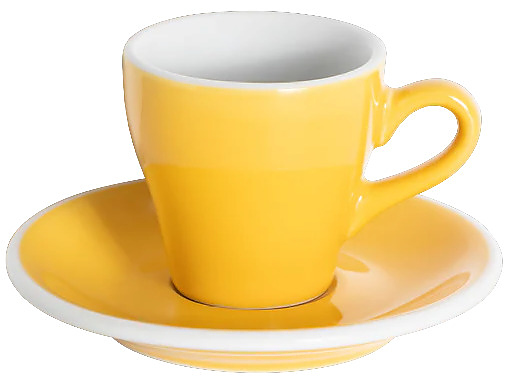 Чашка Loveramics Tulip Coffe Cup Espresso C087-47BYE 80 мл, желтый (yellow)