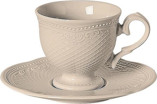 Кофейная пара Noble Aristocrat Peach Tea 313607+313017-PEACH 100 мл (фарфор)