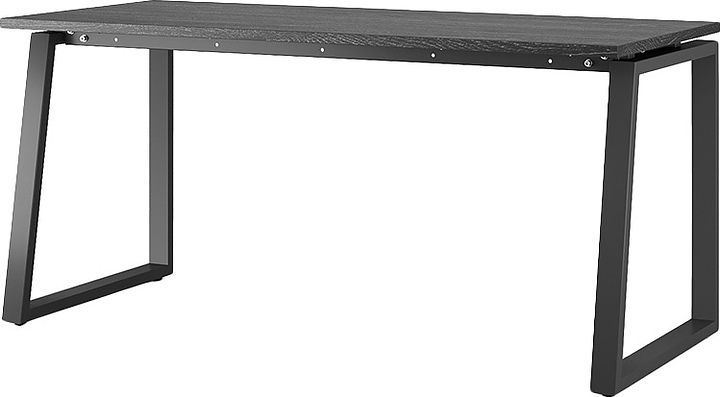 Стол офисный КОБОР TS1-120/70 black/glazed