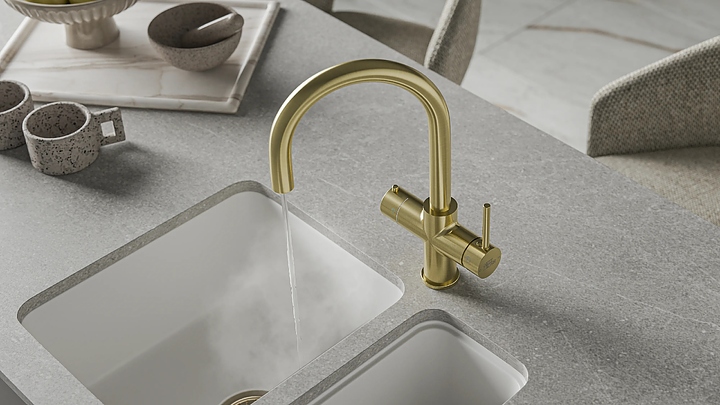 Система мгновенного кипячения воды 5 в 1 ArtisanTech Aquahot Montblanc LG (светлое золото)