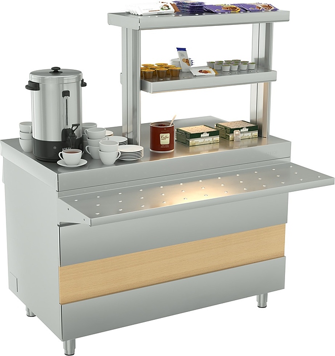Прилавок для горячих напитков ATESY Ривьера 1200 мм