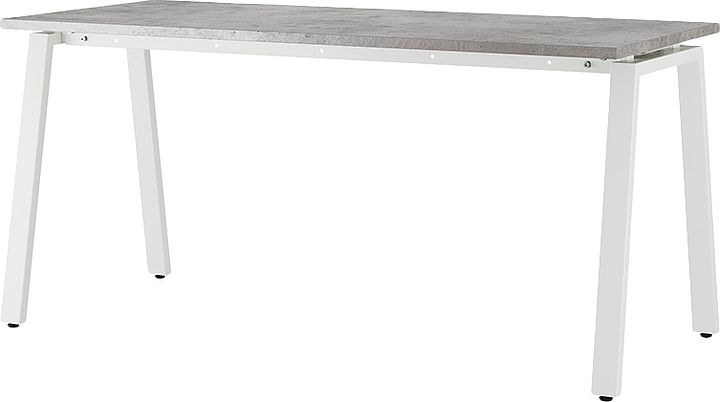 Стол офисный КОБОР A-120/80 white/chicago