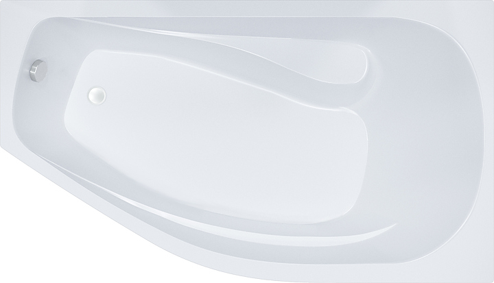 Ванна Triton Скарлет 167х96 см, акрил, левая