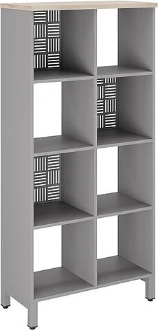 Стеллажная система КОБОР SQ-4X2 aluminum/natural