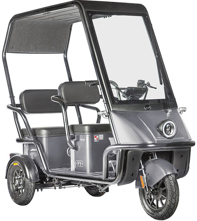 Трицикл WANSHIDA NIPLA 500 черно-серый