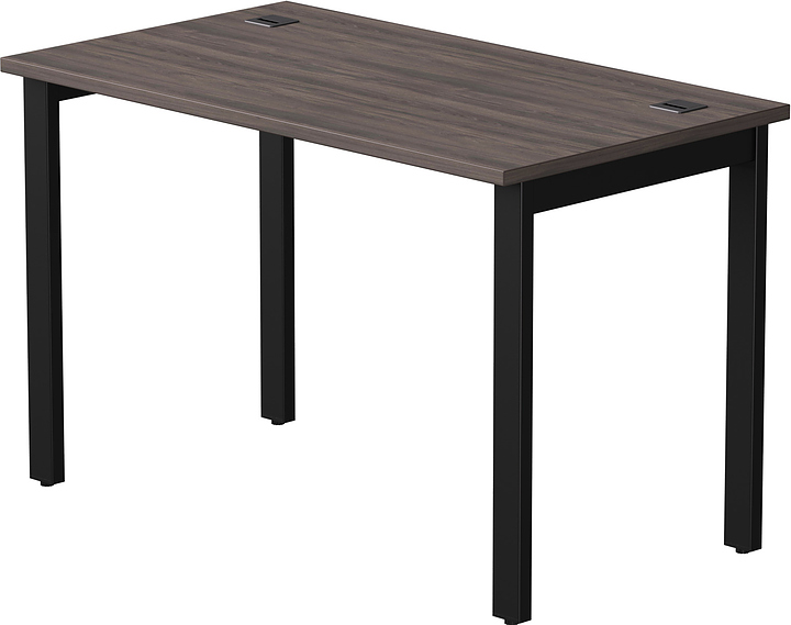 Стол офисный Everprof EVO 1180х670х755 мм (ЛДСП / металл) дуб пасадена / черный