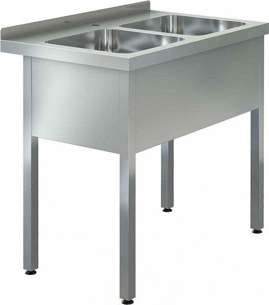 Ванна моечная Assum ВМЦ-П3-2/500 Н (1400х700х850)