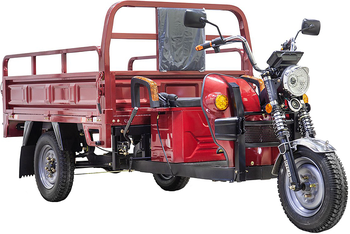 Электроцикл грузовой Rutrike D4 1800 красный