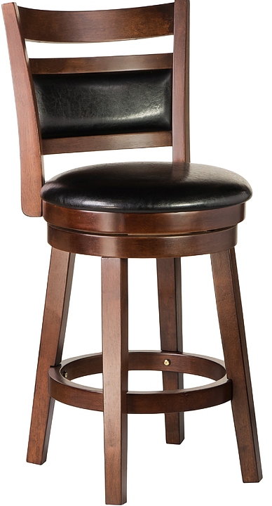 Стул полубарный DOBRIN 1678-LMB BUDDY BAR (черный, эспрессо)