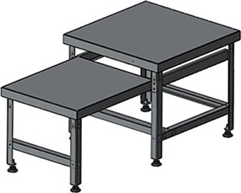 Подставка под оборудование Assum ПК-П-5/5 Н (500х500х500) с выдвижной полкой