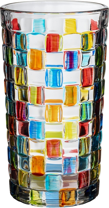 Стакан Хайбол MGline Мозаик 310 мл d=72 мм h=130 мм (хрустальное стекло) цветной