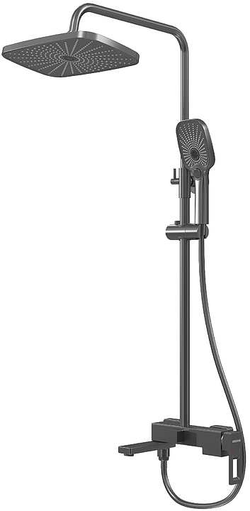 Душевая система Grossman Pragma 500.K35.03.420 графит сатиновый