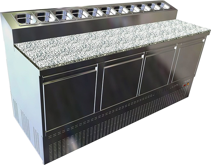 Стол холодильный Gastrolux СОП4Г-196/2Д4Я/Sр