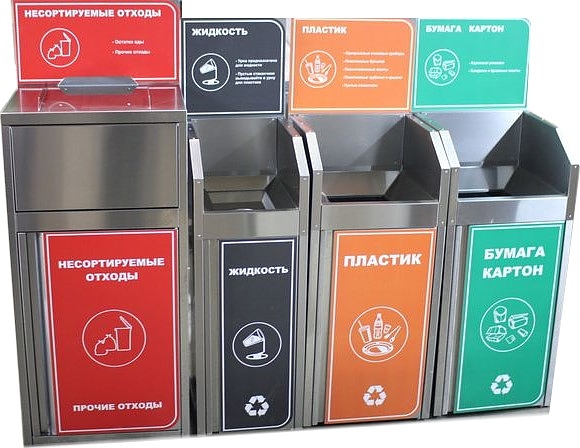 Урна для фудкорта PANDA STEEL Теплый стан