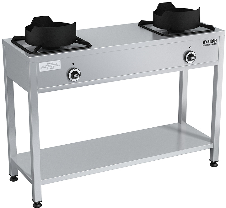 Плита газовая Вулкан KSB02 8155 WOK