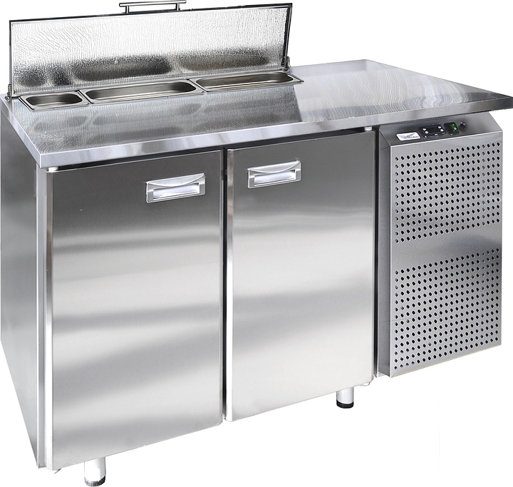 Стол холодильный для салатов Finist СХСс-600-2(1/3) (боковой холодильный агрегат)